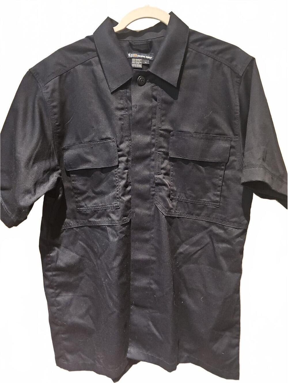 5.11 Original Tactical Men's Short Sleeve Button-Up, Front Loading Pocket M
